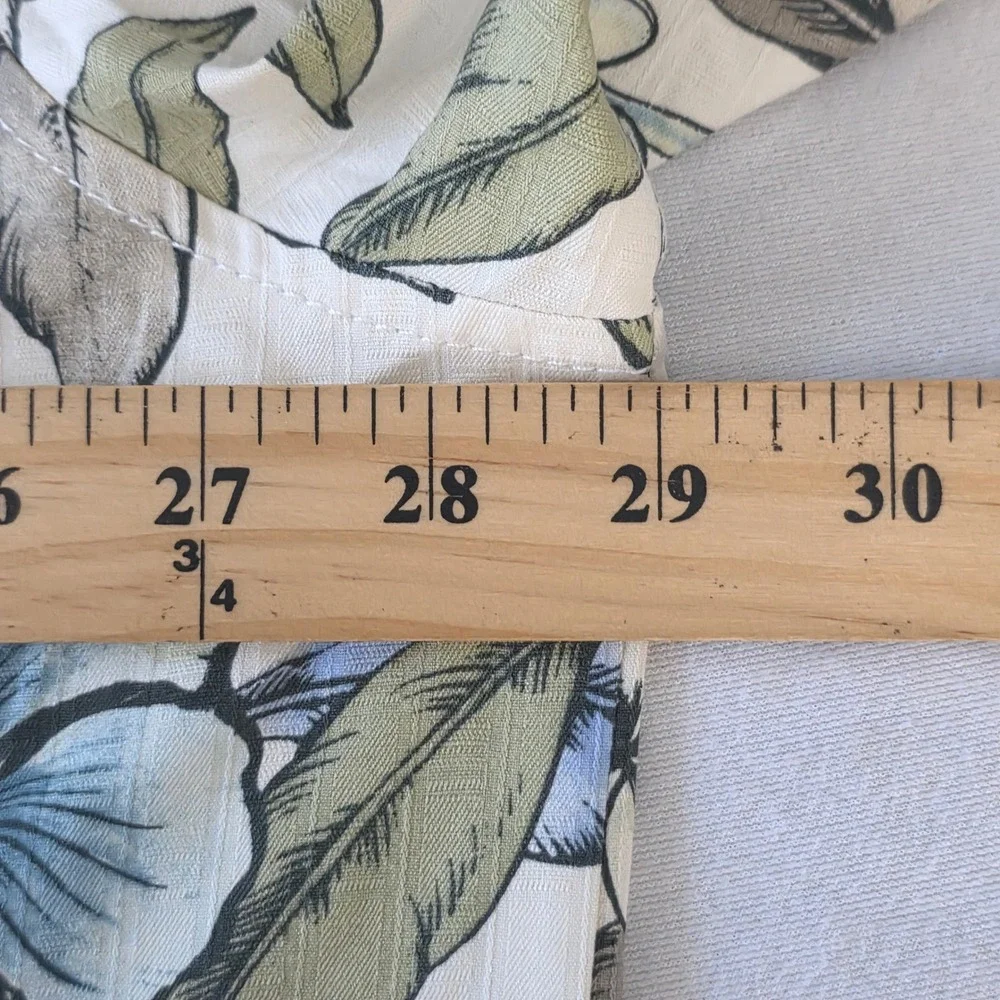 Tommy Bahama Men Silk Camp Floral Hibiscus Hawaiian Button Short‎ Sleeve Sz 3XL